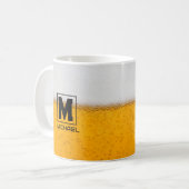 Personalized Frosted Beer Mug with Custom Name Kaffeetasse (Vorderseite Links)