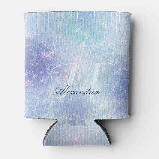 Personalized Frozen Icicles Dosenkühler (Vorderseite)