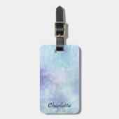 Personalized Frozen Icicles Gepäckanhänger (Vorderseite vertikal)