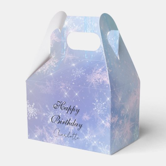 Personalized Frozen Icicles Geschenkschachtel (Rückseite)