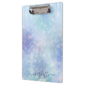 Personalized Frozen Icicles Klemmbrett (Links)