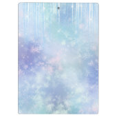 Personalized Frozen Icicles Klemmbrett (Rückseite)