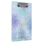 Personalized Frozen Icicles Klemmbrett (Rechts)