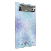 Personalized Frozen Icicles Mini Klemmbrett (Schrägansicht)