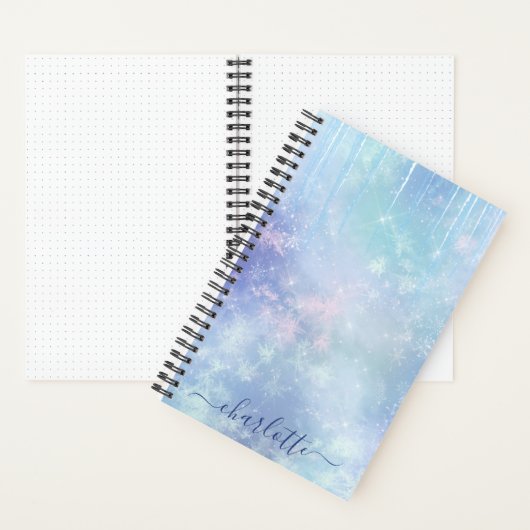 Personalized Frozen Icicles Notizblock (Innen)