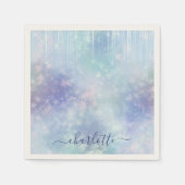 Personalized Frozen Icicles Serviette (Vorderseite)