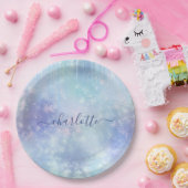 Personalized Frozen Icicles Short Pappteller (Party)