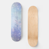 Personalized Frozen Icicles Skateboard (Vorderseite)