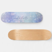 Personalized Frozen Icicles Skateboard (Horizontal)