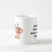 Personalized Fueled by Coffee, Cheer & Chaos Kaffeetasse (Mittel)