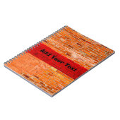 Personalized Fun Unique Red Brick Wall Notizblock (Linke Seite)