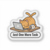 Personalized Funny AI Cat Meme Collection Aufkleber (Vorderseite)