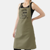 Personalized Funny Apron Too Cool for School Schürze (InSitu)
