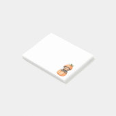 Personalized Funny Cat Cartoon Notes Post-it Klebezettel (angewinkelt)
