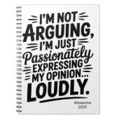 Personalized Funny Coworker Quote Notebook Notizblock (Vorderseite)