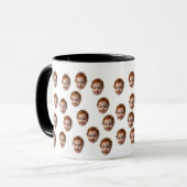 Personalized Funny Custom Baby Face Photo Tasse (Vorderseite Links)