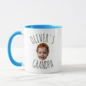 Personalized Funny Custom Baby Face Photo  Tasse (Links)
