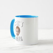 Personalized Funny Custom Baby Face Photo  Tasse (Vorderseite Links)
