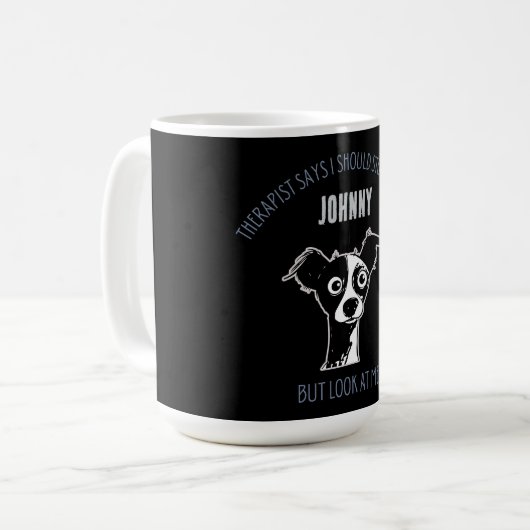 Personalized Funny – Custom Photo & Name Kaffeetasse (Vorderseite Links)