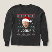 Personalized Funny Face Photo with Santa Hat Ugly (Design Vorderseite)