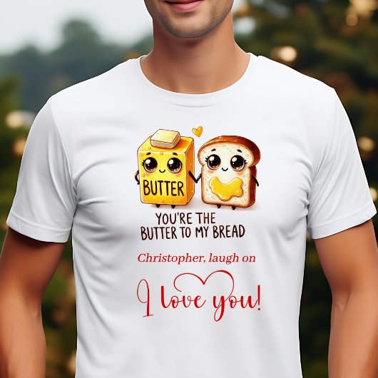 Personalized Funny Food Love Gift Valentine TShirt
