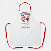 Personalized Funny Food Romantic Valentine Apron Schürze (Vorderseite)