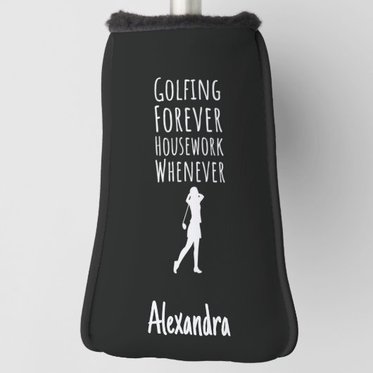 Personalized Funny Golfer Gifts For Her Women  Golf Headcover (Rotieren 90)