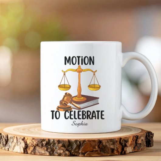 Personalized funny  law graduate  kaffeetasse