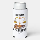 Personalized funny law graduate selters dosenkühler (Seltzer Vorderseite)