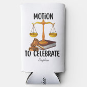 Personalized funny law graduate selters dosenkühler (Vorderseite)