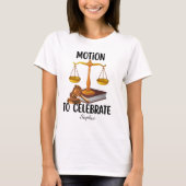 Personalized funny  law graduate  T-Shirt (Vorderseite)