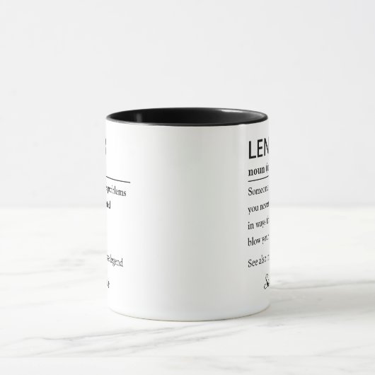 Personalized Funny Lender Definition Tasse (Zentrum)