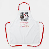Personalized Funny Love Food Apron Valentine Gift Schürze (Vorderseite)