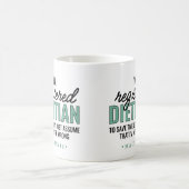 Personalized Funny RD Dietitian Gifts Kaffeetasse (Mittel)