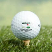 Personalized Funny Straight and True Gift for Golf Golfball (Insitu T-Shirt)