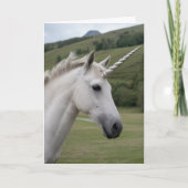 Personalized Funny Unicorn Birthday Karte (Vorderseite)