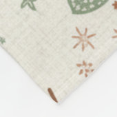 Personalized Fur Baby's Christmas Paw Print  Fleecedecke (Ecke)