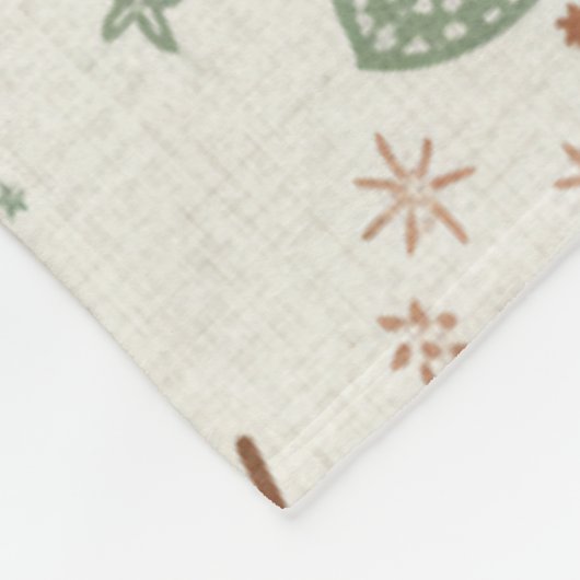 Personalized Fur Baby's Christmas Paw Print Fleecedecke (Ecke)