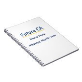 Personalized Future CA Notebook – Custom Name Exam Notizblock (Rechte Seite)