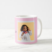 Personalized Future Doctor Kids with Name & Photo Kaffeetasse (VorderseiteRechts)