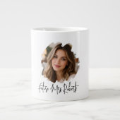 Personalized Future Mrs- Bride to Be Engagement Jumbo-Tasse (Vorderseite)