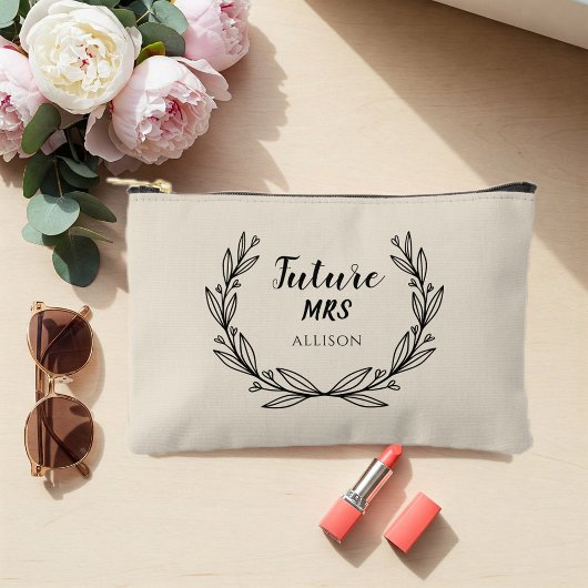 Personalized Future Mrs. Elegant Clutch Zubehörtasche