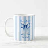 Personalized Future Mrs. Mug, Custom Engaged Mug Kaffeetasse (Links)