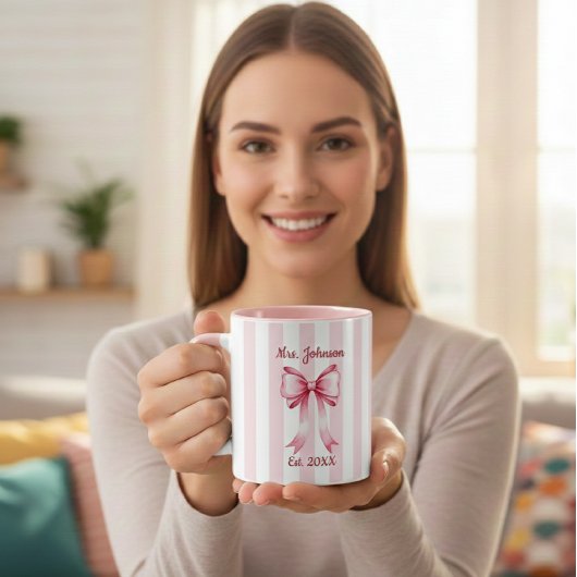 Personalized Future Mrs. Mug, Custom Engaged Mug Tasse