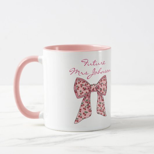 Personalized future Mrs Mug Tasse (Links)