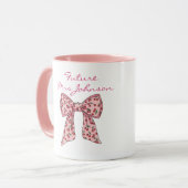 Personalized future Mrs Mug Tasse (Vorderseite Links)