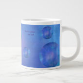 Personalized Galaxy Space Nebula Art - Custom text Jumbo-Tasse (Rechts)