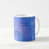 Personalized Galaxy Space Nebula Art - Custom text Kaffeetasse (VorderseiteRechts)