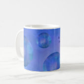 Personalized Galaxy Space Nebula Art - Custom text Kaffeetasse (Vorderseite Links)