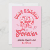 Personalized Galentine’s Day Card Feiertagskarte (Vorderseite)